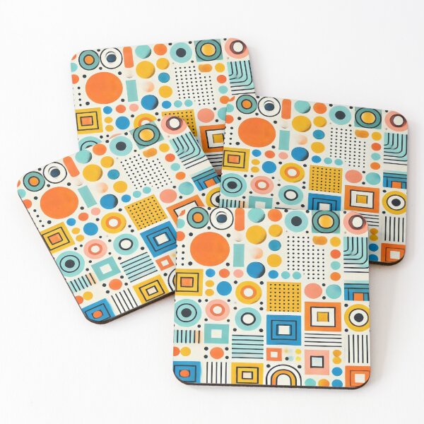 Item preview, Abstract Geometry Retro Pattern designed and sold by Simplybe1.