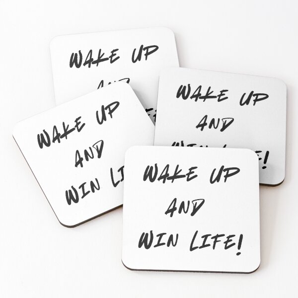Item preview, Wake up and Win Life! designed and sold by KateAngelaArt.