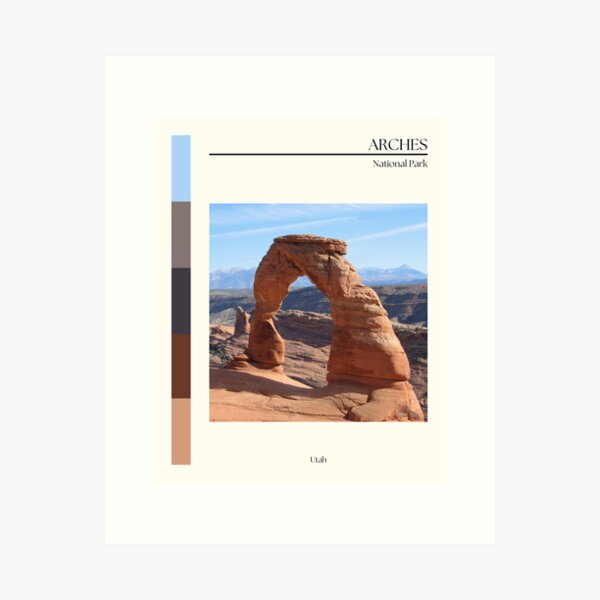 Item preview, Arches National Park poster designed and sold by Sampai811.