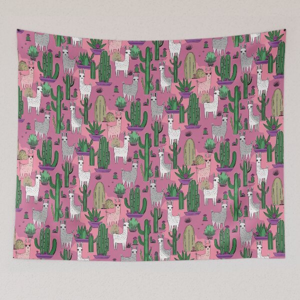 Item preview, The Desert Llamas - Green - Grey - Purple -  White  designed and sold by Fezzyboo.