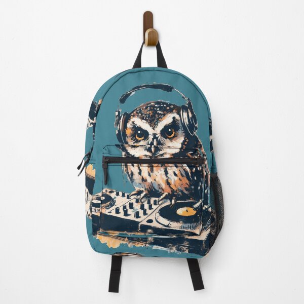 Item preview, Groovy Owl DJ Spinning Beats designed and sold by Slick-Waffles.
