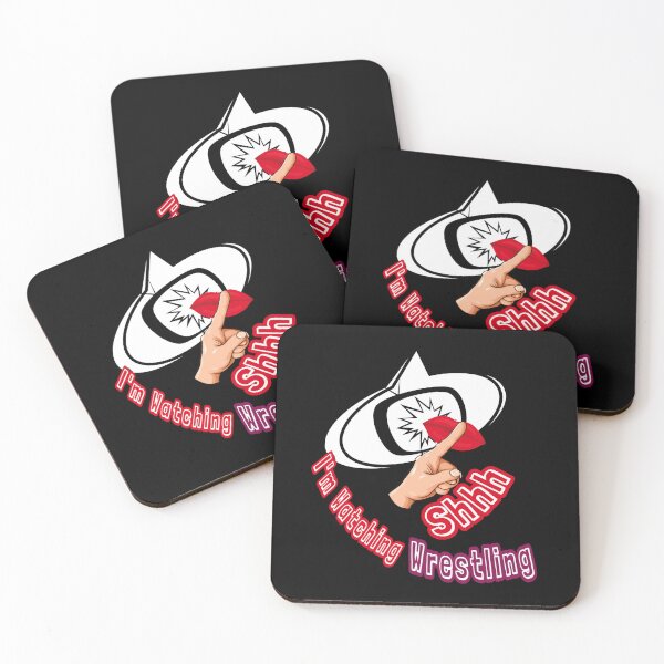 Item preview, Shhh I'm Watching Wrestling designed and sold by AlchemyColor.