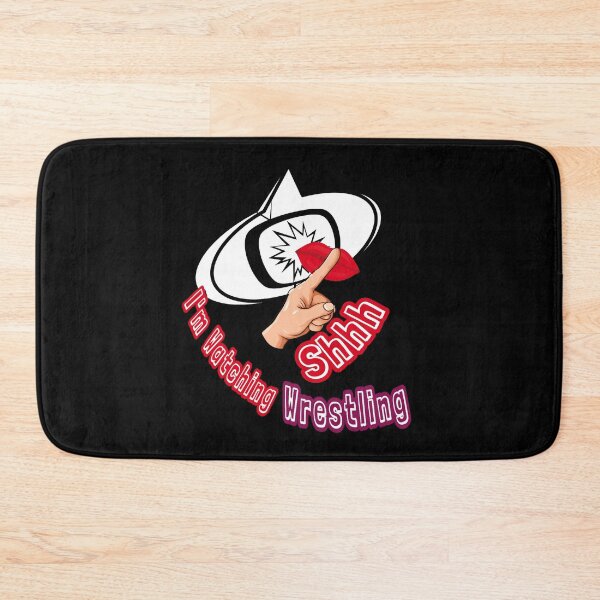Item preview, Shhh I'm Watching Wrestling designed and sold by AlchemyColor.