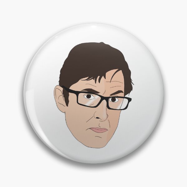 Artikelvorschau, Illustrierter Aufkleber mit Louis Theroux – Skurriles britisches TV-Ikonen-Design entworfen und verkauft von natalieadkins.