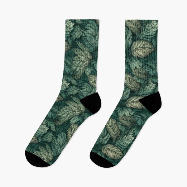Item preview, Dark green leaf pattern designed and sold by PsionicVoid.