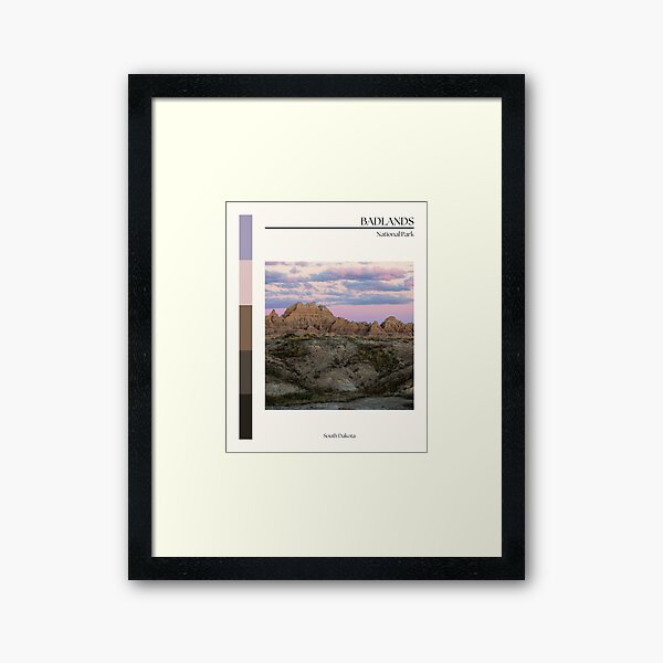Item preview, Badlands National Park poster designed and sold by Sampai811.