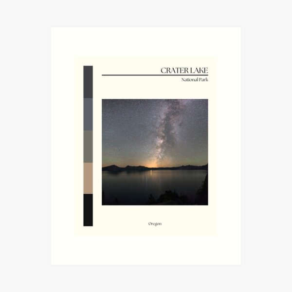 Item preview, Crater Lake National Park poster designed and sold by Sampai811.