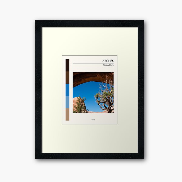 Item preview, Arches National Park poster designed and sold by Sampai811.