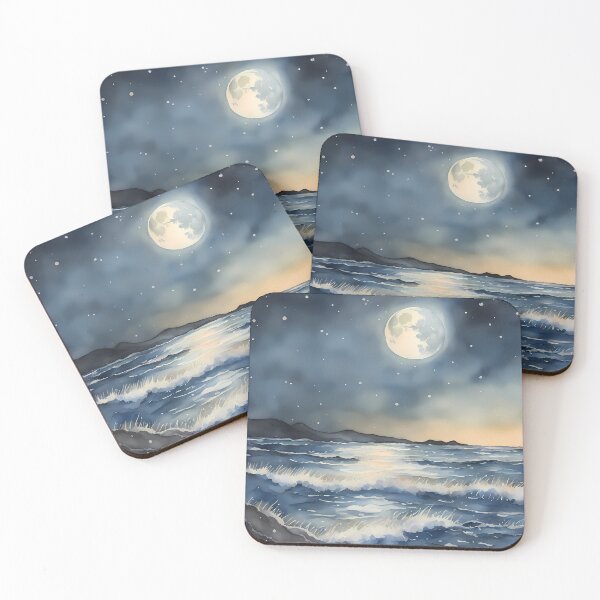 Item preview, Whipping Waves in Fullmoon designed and sold by CalmnessbyChoice.