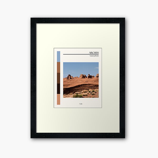 Item preview, Arches National Park poster designed and sold by Sampai811.