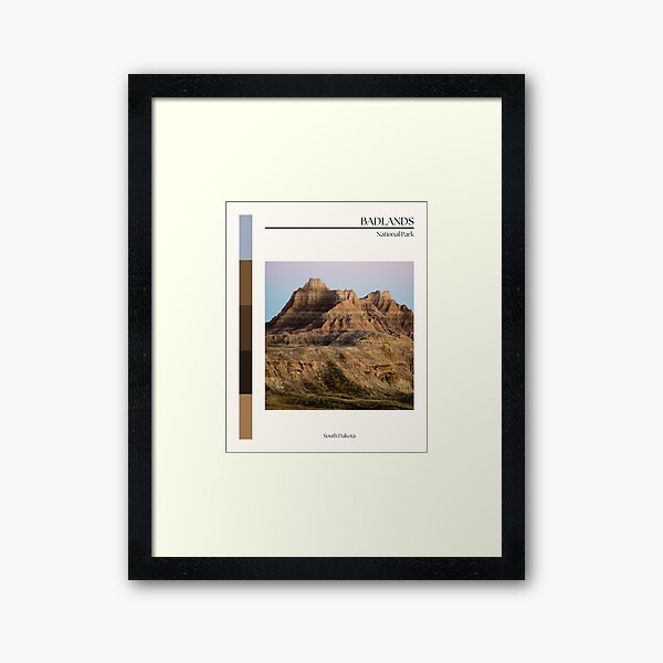 Item preview, Badlands National Park poster designed and sold by Sampai811.