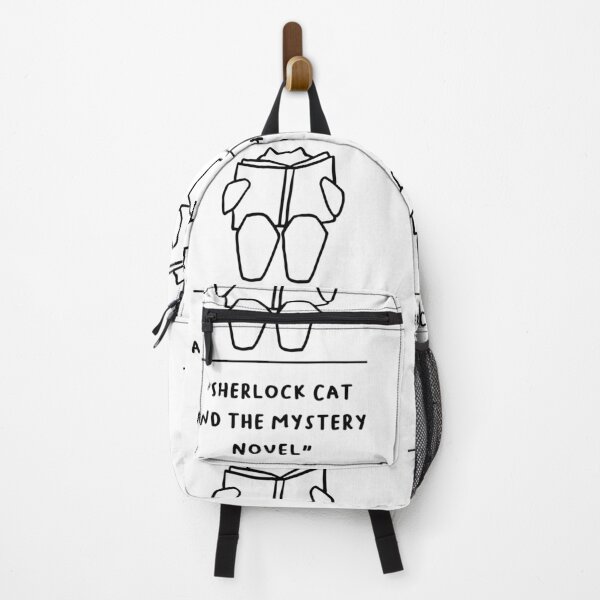 Item preview, "Sherlock Cat and the Mystery Novel" | Adorable Cat Illustration designed and sold by RM-Journey.