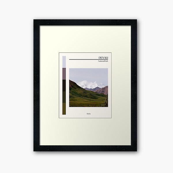 Item preview, Denali National Park poster designed and sold by Sampai811.