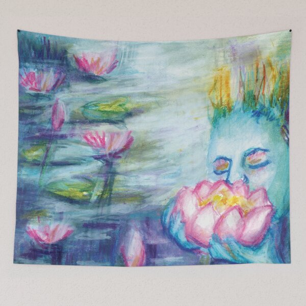Item preview, Woman of Lotus Lake 13 designed and sold by umasharda.