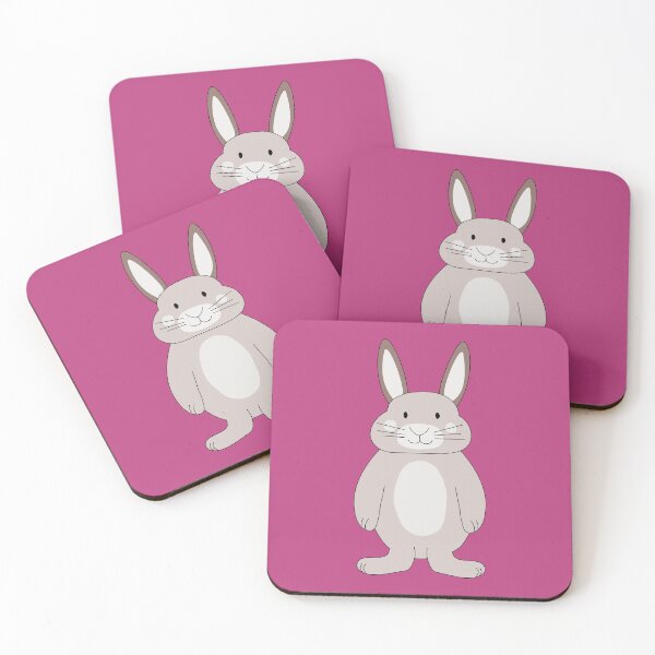 Item preview, A smiling rabbit designed and sold by FernolinoDesign.