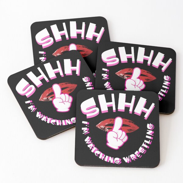 Item preview, Shhh I'm Watching Wrestling designed and sold by AlchemyColor.