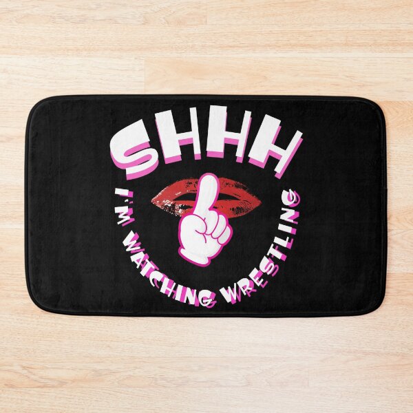 Item preview, Shhh I'm Watching Wrestling designed and sold by AlchemyColor.