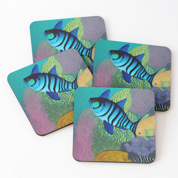 Item preview,  Abstract Exotic Fish designed and sold by TheDarkWardrobe.