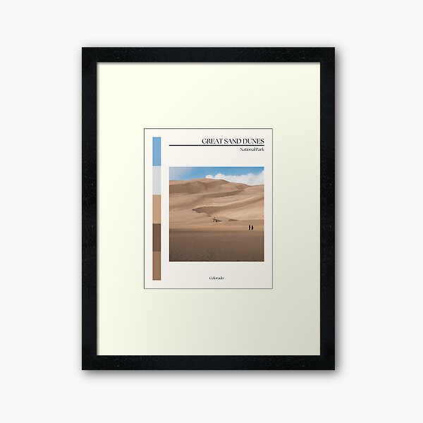Item preview, Great Sand Dunes National Park poster designed and sold by Sampai811.