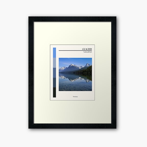 Item preview, Glacier National Park poster designed and sold by Sampai811.