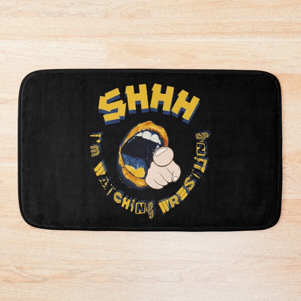 Item preview, Shhh I'm Watching Wrestling designed and sold by AlchemyColor.