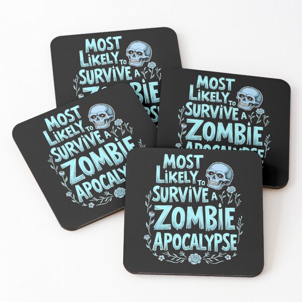 Item preview, Funny Halloween Zombie Apocalypse designed and sold by HeadTurningArt.
