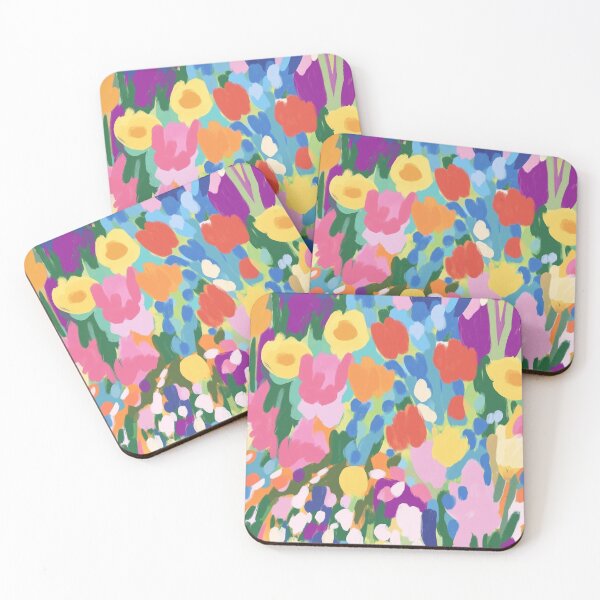 Item preview, Field of flowers brushstrokes designed and sold by Temuri Studio.