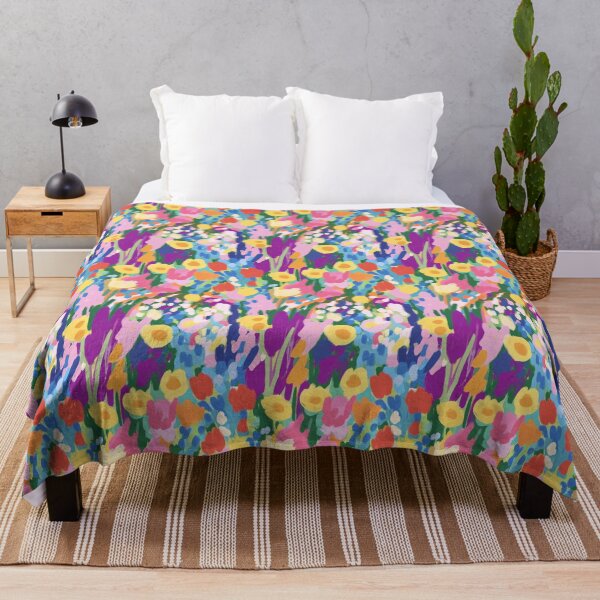 Item preview, Field of flowers brushstrokes designed and sold by Temuri Studio.