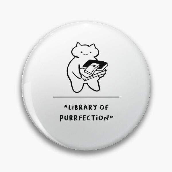 Item preview, "Library of Purrfection" | Adorable Cat Illustration designed and sold by RM-Journey.