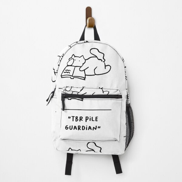 Item preview, "TBR Pile Guardian" | Adorable Cat Illustration designed and sold by RM-Journey.