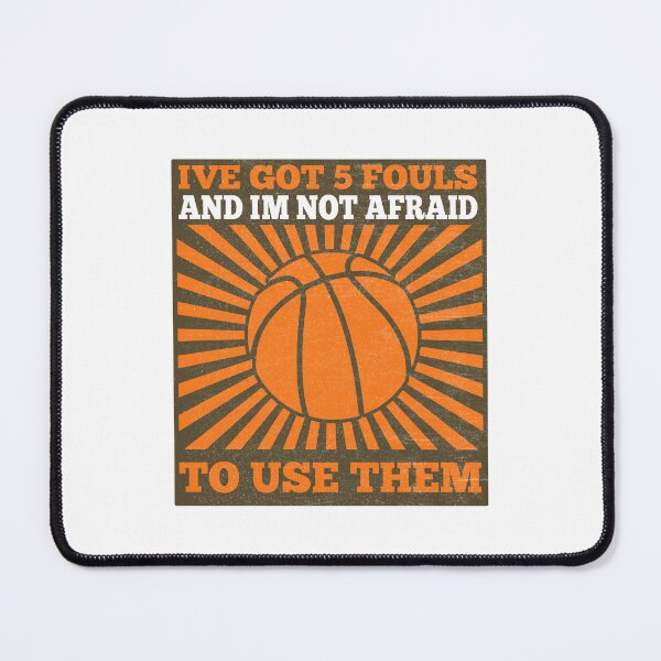 Item preview, I've Got 5 Fouls Funny Basketball Vintage Sports Lover designed and sold by TeeByDesignsCo®.