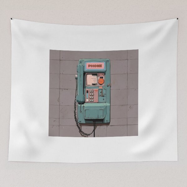 Item preview, Retro Payphone - Vintage 80s Urban designed and sold by BuRetro.