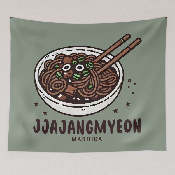 Item preview, Jjajangmyeon Korean Black Bean Noodles  designed and sold by HowToCanadian.