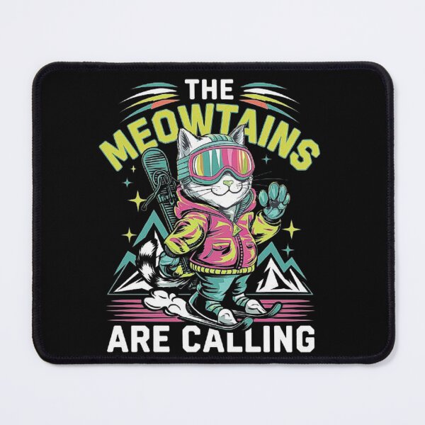 Item preview, Skiing Cat Adventure - The Meowtains Are Calling designed and sold by love3617.