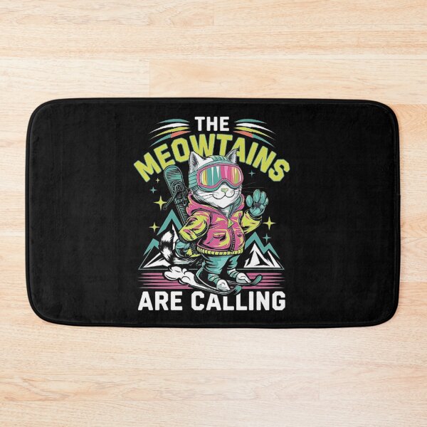 Item preview, Skiing Cat Adventure - The Meowtains Are Calling designed and sold by love3617.