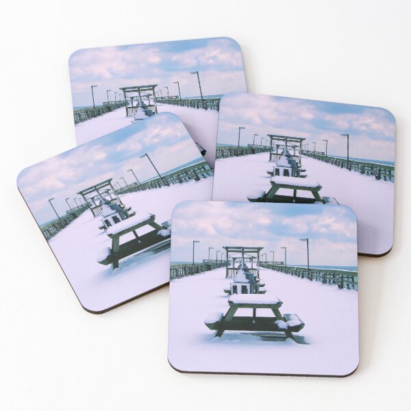 Item preview, Snow Comes To The Beach designed and sold by What I See by Dawne.