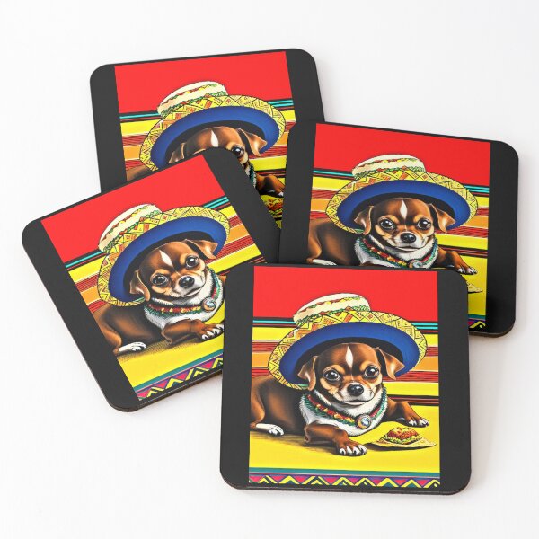 Item preview, Cutest Colorful Chihuahua Dog with a Taco Bell Taco designed and sold by Earth Nature Creations.