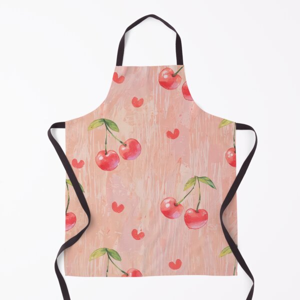 Item preview, Cherry Berry Hearts in Sweet French Vintage Pink designed and sold by CriaCreative.