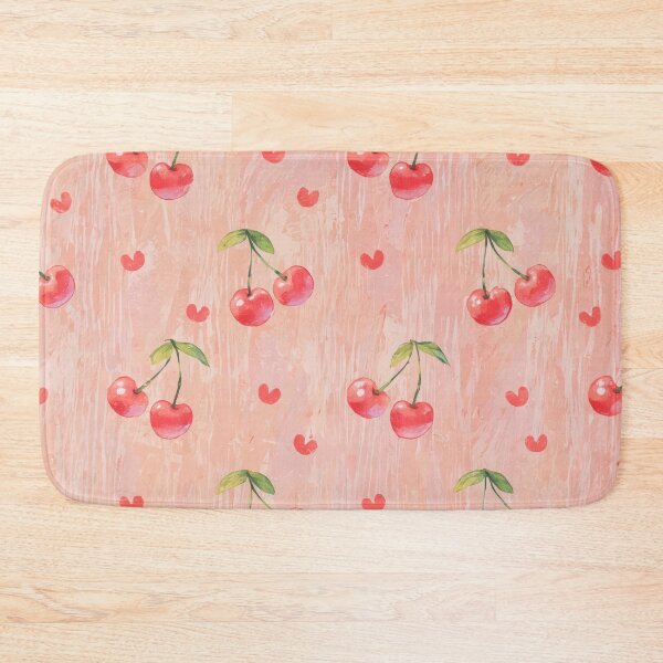 Item preview, Cherry Berry Hearts in Sweet French Vintage Pink designed and sold by CriaCreative.