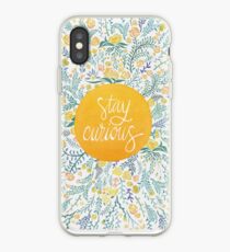 Stay Curious – Yellow & Green iPhone Case