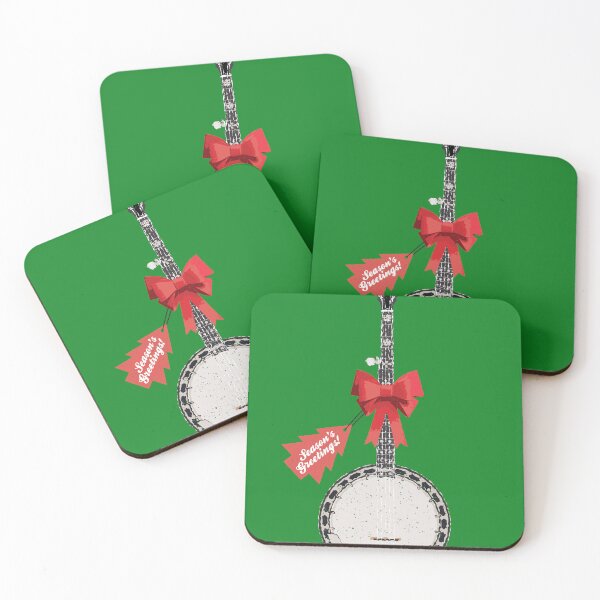 Item preview, Season’s Greetings: Rustic Banjo with Festive Christmas Bow T-Shirt designed and sold by dcashguitar.