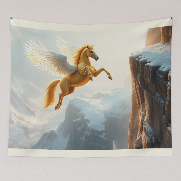 Item preview, Pegasus Landing on Mountain Ledge designed and sold by Skye Ryan-Evans.