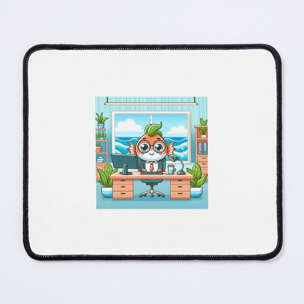 Item preview, Hardworking fish designed and sold by FrankiesArt95.