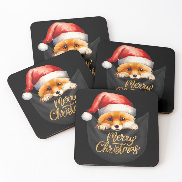 Item preview, Fox Lover Xmas Fun Cute Fox in a Pocket designed and sold by LovelyHappyGift.