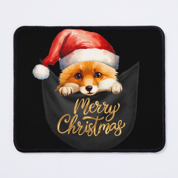 Item preview, Fox Lover Xmas Fun Cute Fox in a Pocket designed and sold by LovelyHappyGift.