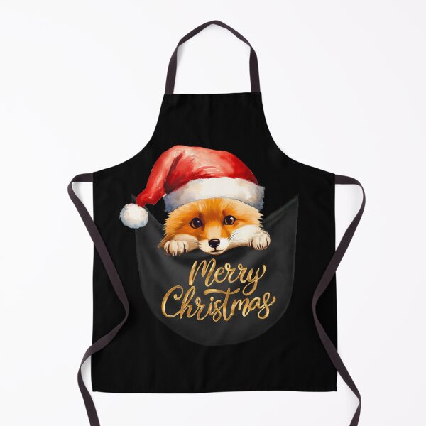 Item preview, Fox Lover Xmas Fun Cute Fox in a Pocket designed and sold by LovelyHappyGift.