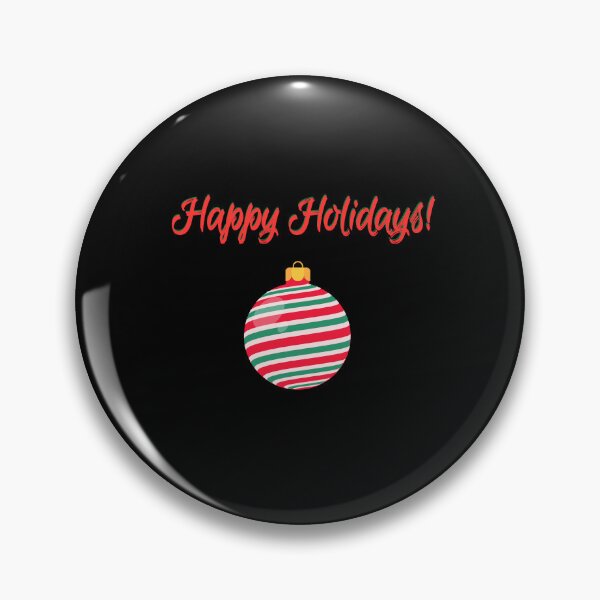 Item preview, Striped Christmas Ornament with Festive Greeting designed and sold by Creative world!.