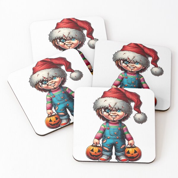Item preview, Christmas Chucky with pumpkins and cap designed and sold by SublimePixelHub.