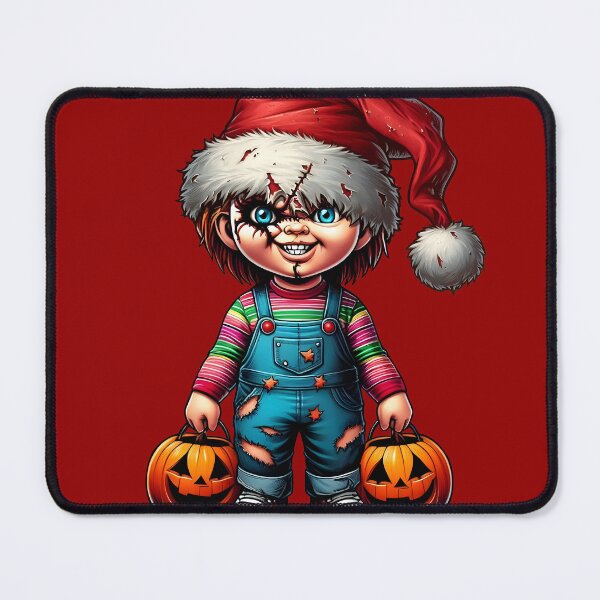Item preview, Christmas Chucky with pumpkins and cap designed and sold by SublimePixelHub.