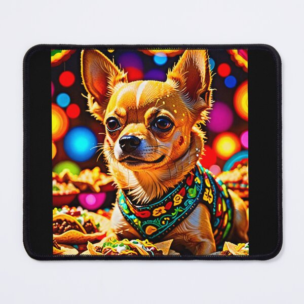 Item preview, Colorful Cute Taco Bell Chihuahua Taco Bell Dog designed and sold by Earth Nature Creations.